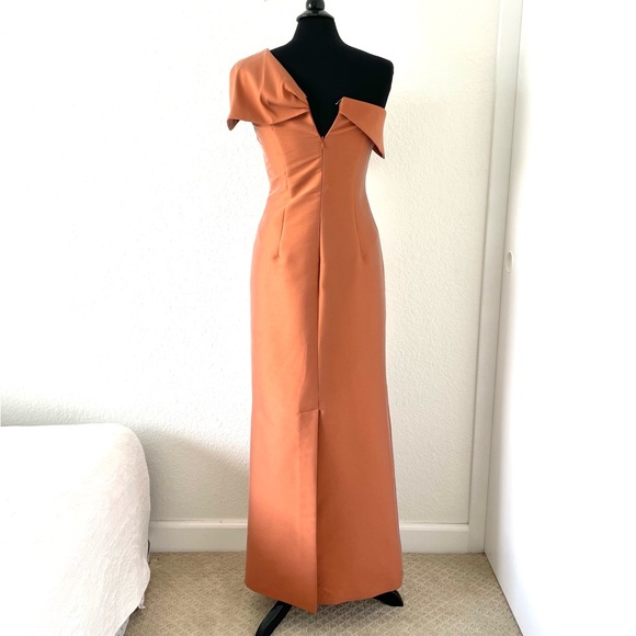 Sachin & Babi Ines Formal Gown in Copper size 6 - Picture 11 of 15